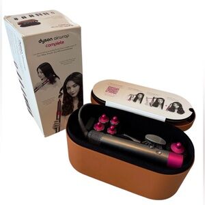 Dyson Airwrap Styler in Pink and Black **missing one tool** Works Perfect!